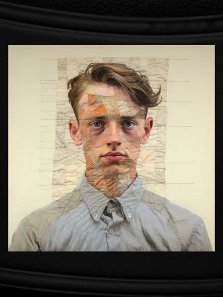 Patchwork-Portraet Collage
