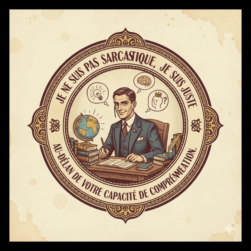 Sarcasme de Bureau Vintage