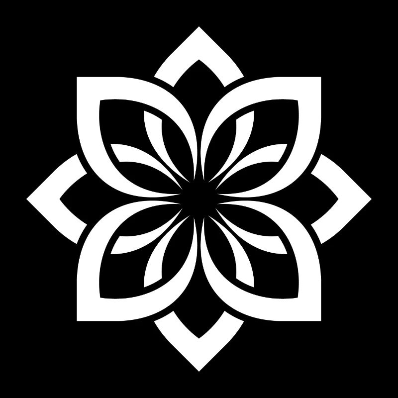 Mandala Fleur Blanche Chogan