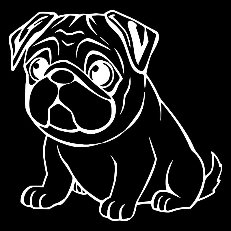 Mops Hunde T-shirt Geschenk Weihnachten