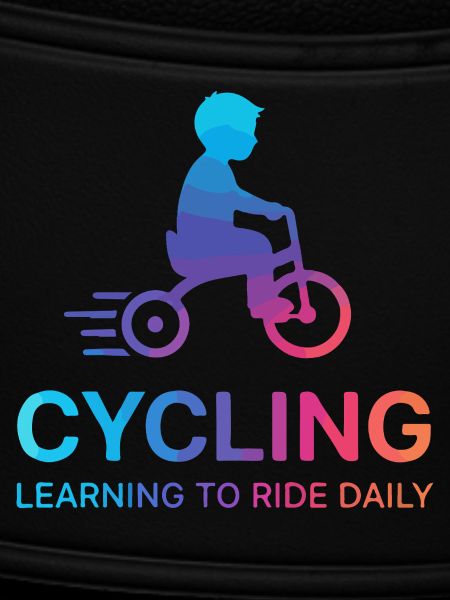 Kind-Kind-Radfahrer-Lernender
