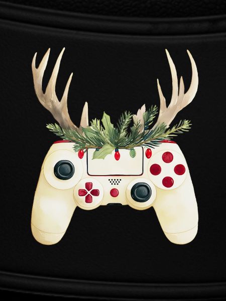 Weihnachtscontroller mit Hirschgeweih