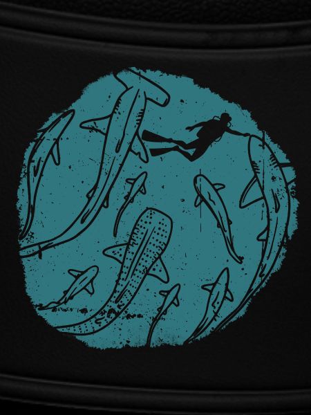 Deep Ocean Silhouette Circle
