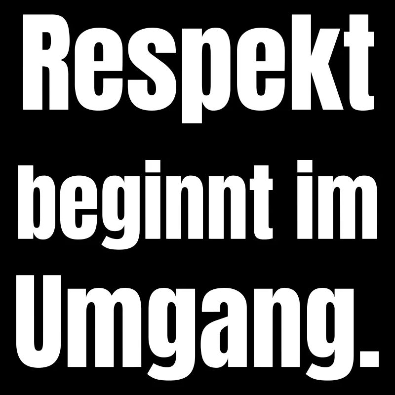 Le respect commence dans le fait de se rapporter les uns aux autres