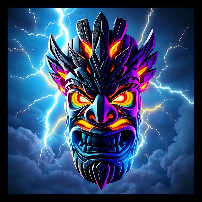 Thunder TIki Mask