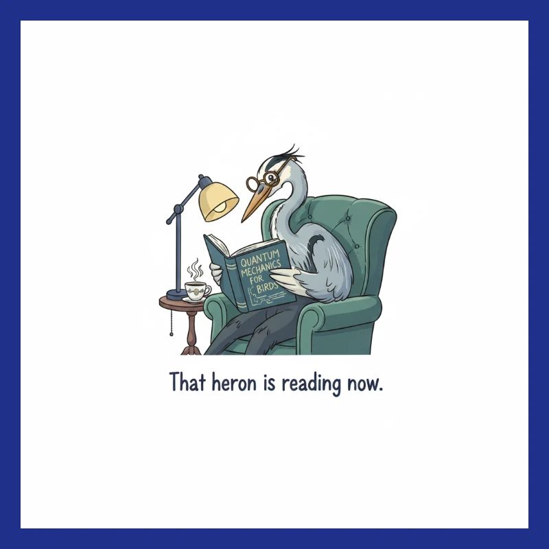 Quantenvogel-Lesen im Sessel