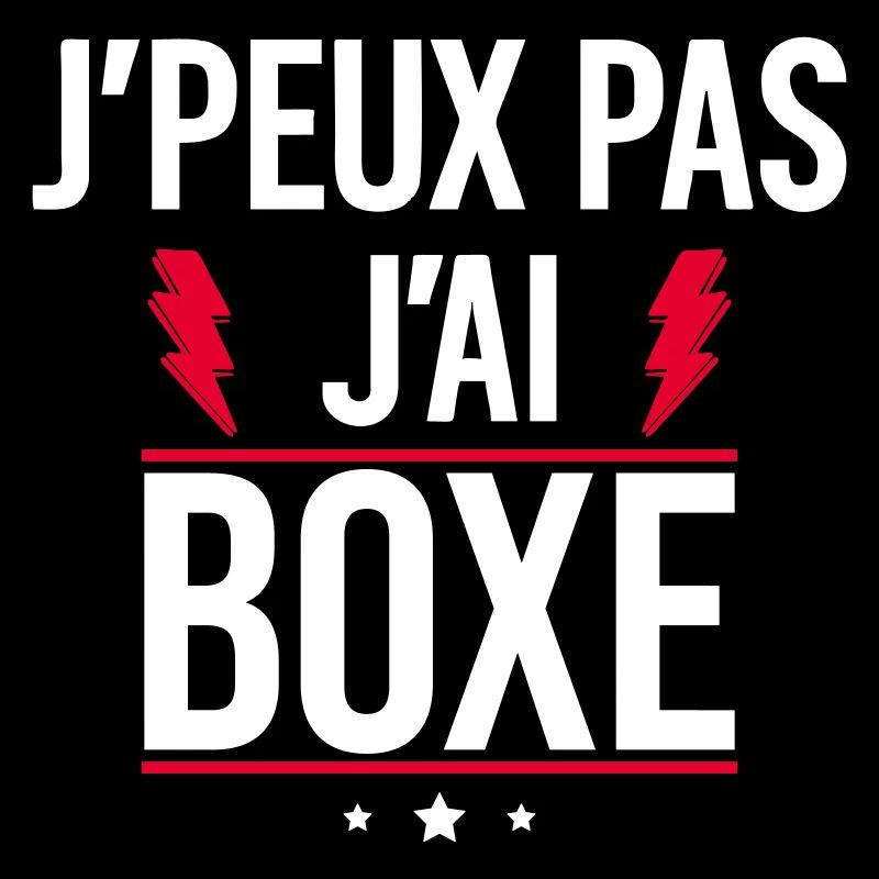 I can't I boxed Humor Boxing Boxer Boxer