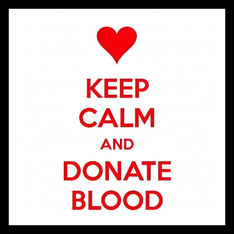 Calm Heart spenden Sie Blut