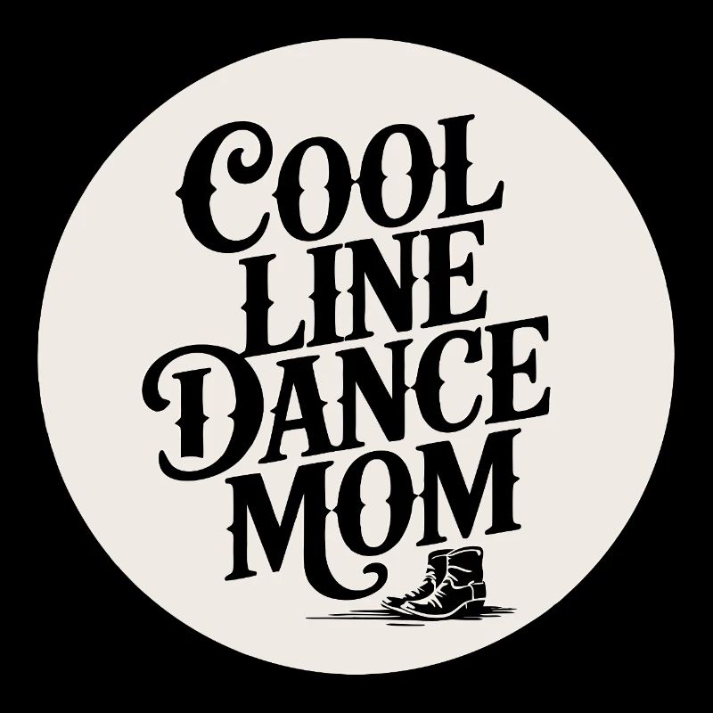 Line Dance Mom Vintage Typo Boot