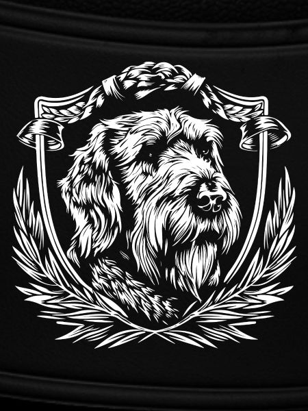 Dog crest line art