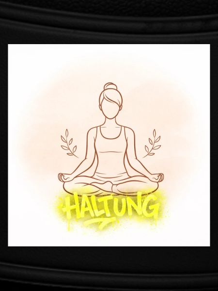Posture Meditation Illustration