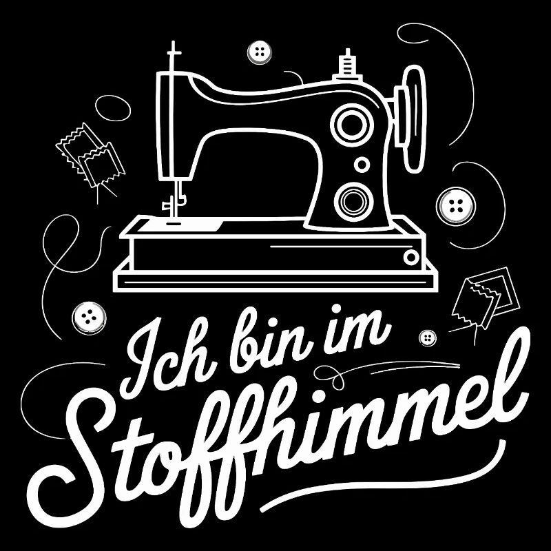 I'm In Fabric Heaven Sewing Seamstress Sewing Machine