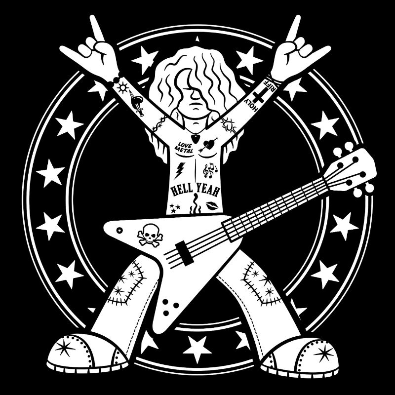Guitariste de heavy metal