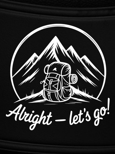 Bergpfad Abenteuer Rucksack Grafik
