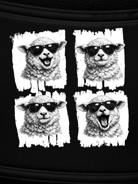 Sheep Sunglasses Quartet