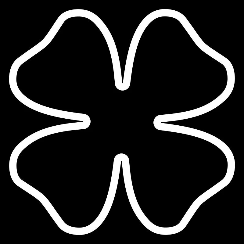 Lucky Charm Shamrock – Design minimaliste