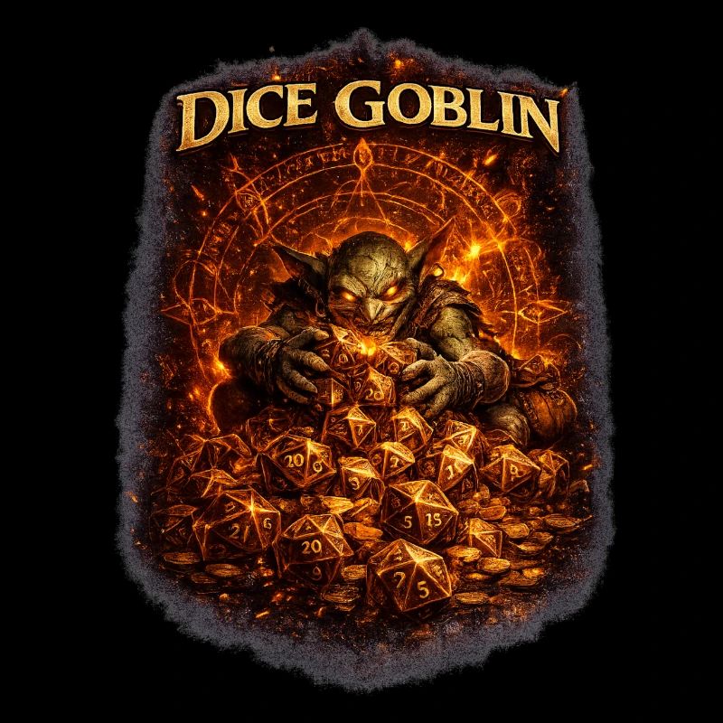 Dice Goblin T-Shirt – Dice & Role Play