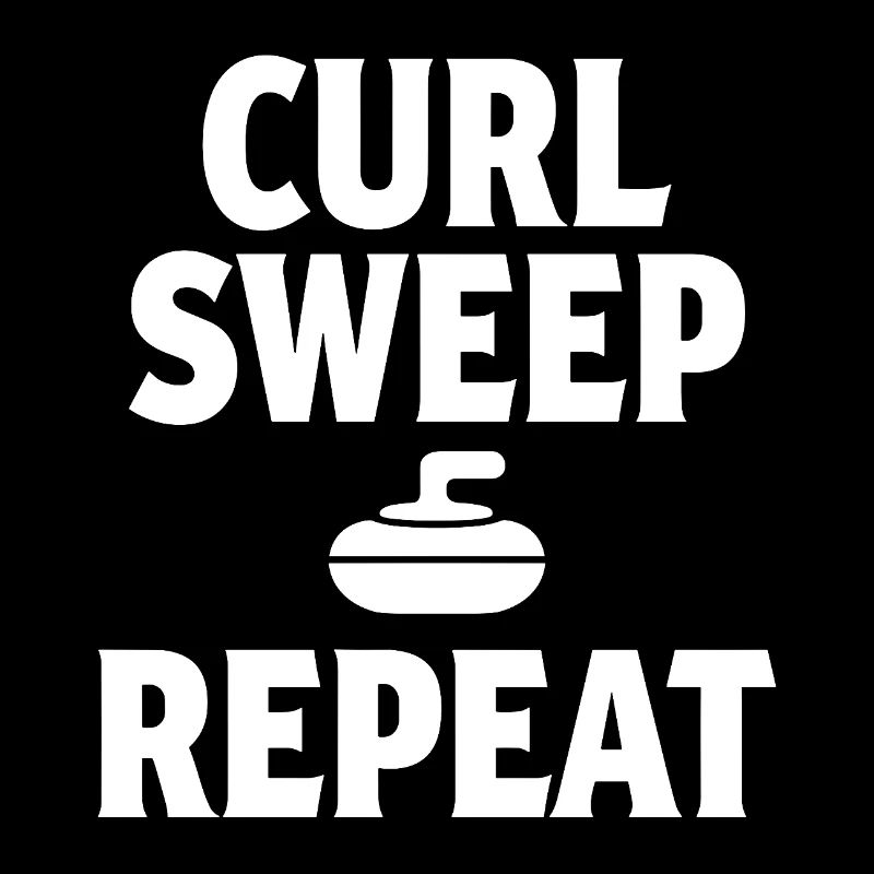 Curl Sweep Repeat Curling Sport Eissport