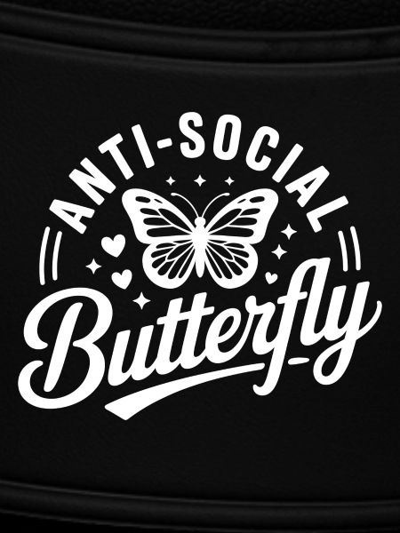Antisoziales Schmetterlingslogo