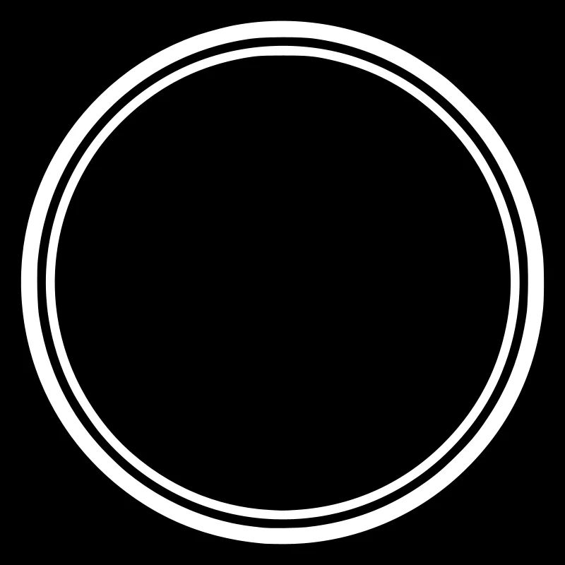 Kreis Rahmen Outline Logo