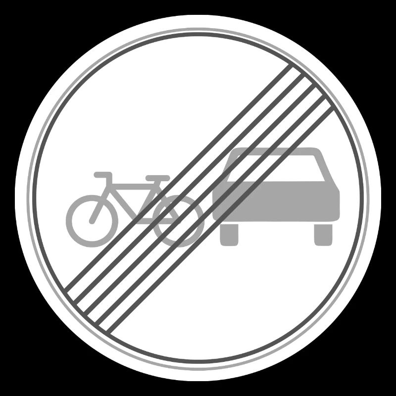 Overtaking by bike allowed again