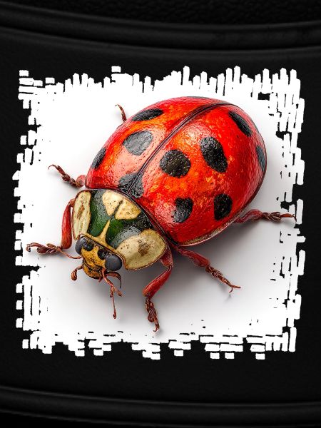 Red Ladybug Pattern Shirt