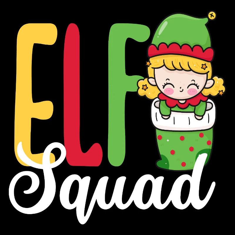 Elf Squad Süßes Elfen Mädchen Weihnachten