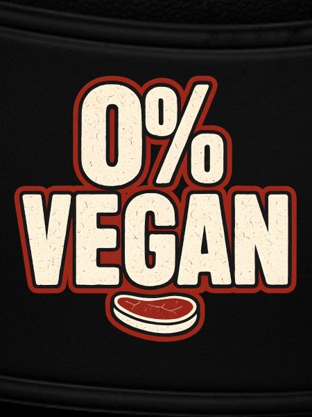0% Vegan – Retro Statement