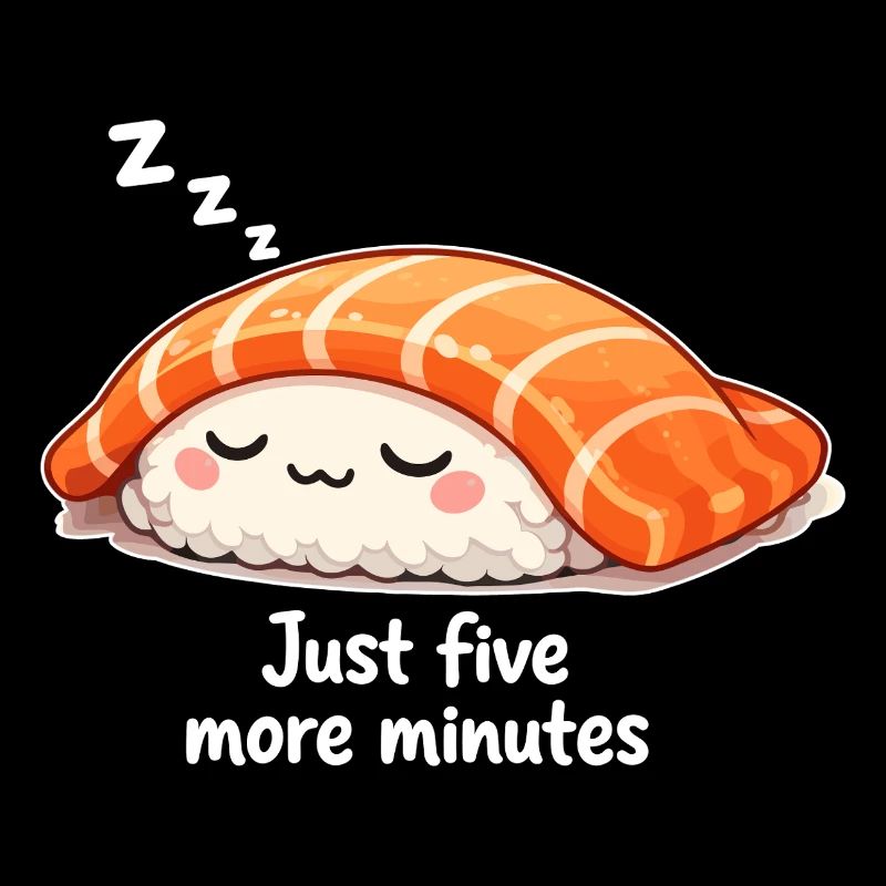 Sleeping Kawaii Sushi: Just Five More Minutes