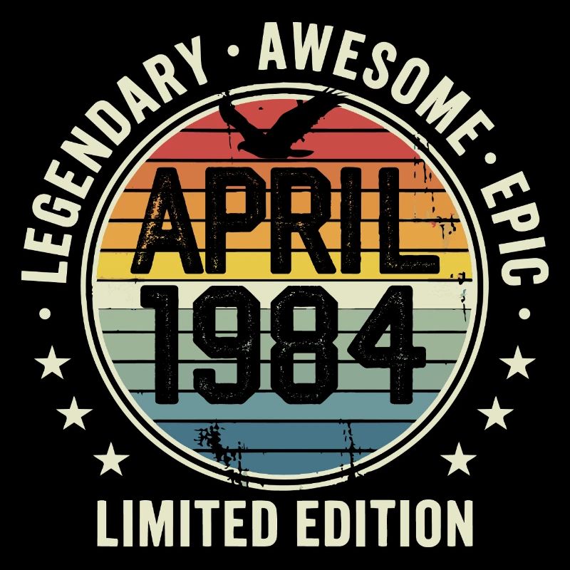 Édition Limitée Avril 1984 - Design Vintage 1984
