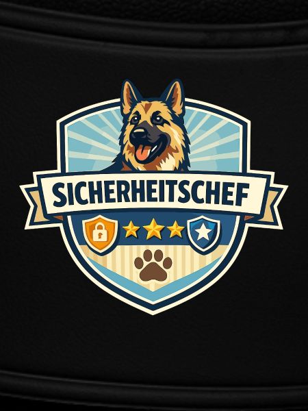 Sicherheitschef Schäferhund Logo