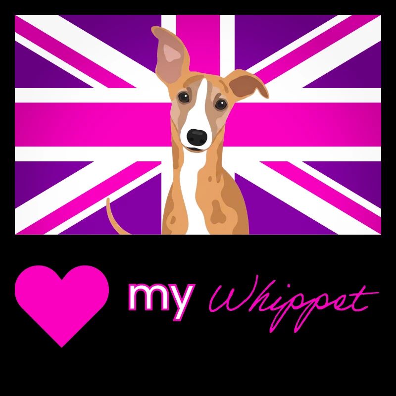 PURPLEWHIPPET (Texte rose, Vibrant)