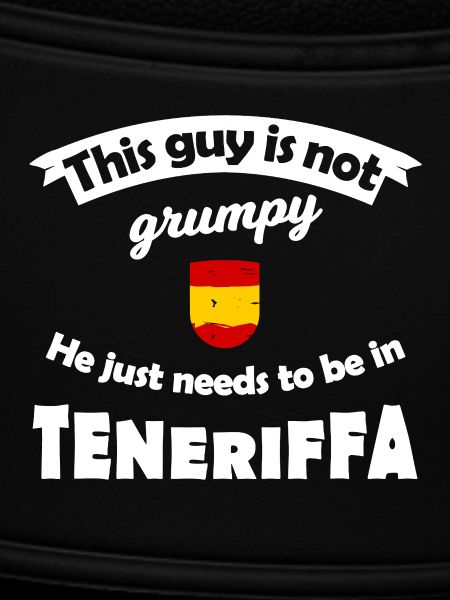 Not grumpy in Tenerife