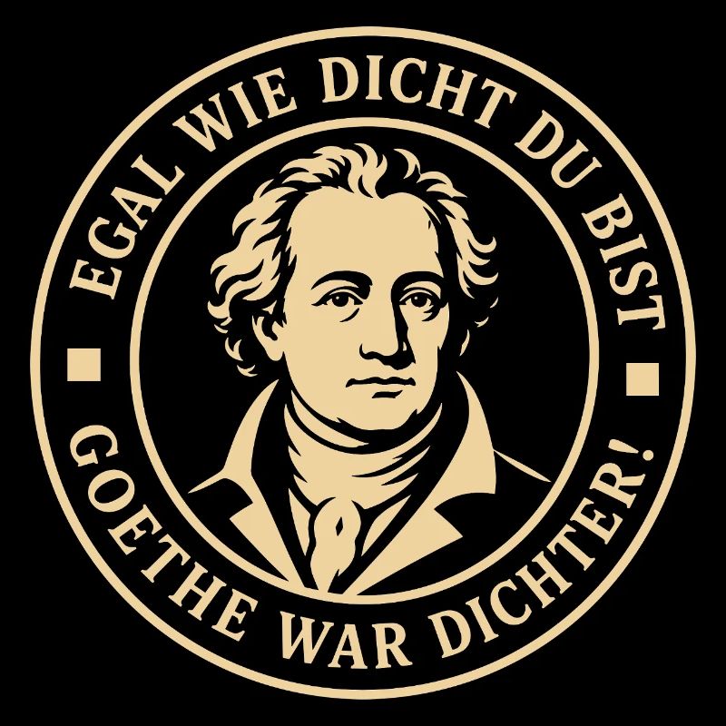 Goethe War Dichter Lustiger Dichter Spruch