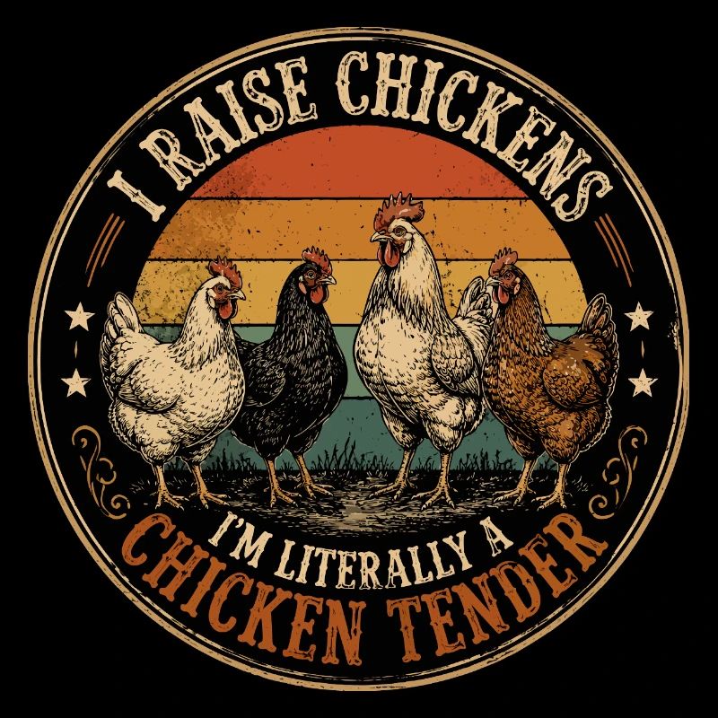 Humour Poules - I'm Literally a Chicken Tender Vin