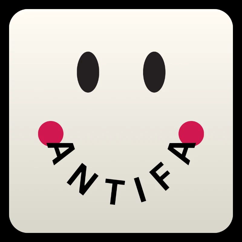 Friendly Antifa Greige | Gradient Design Smile