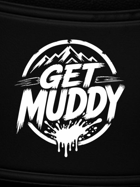 Get Muddy - White Logo