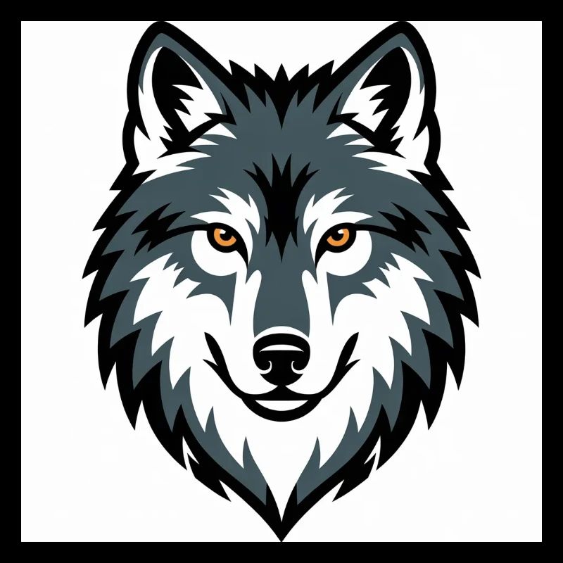Wolf Graphic Emblem