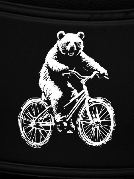 Funny Bicycle Bear