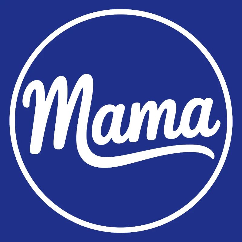 Mama Script Circle Logo T-Shirt