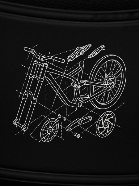 MTB Downhill Geometrie Explosionszeichnung