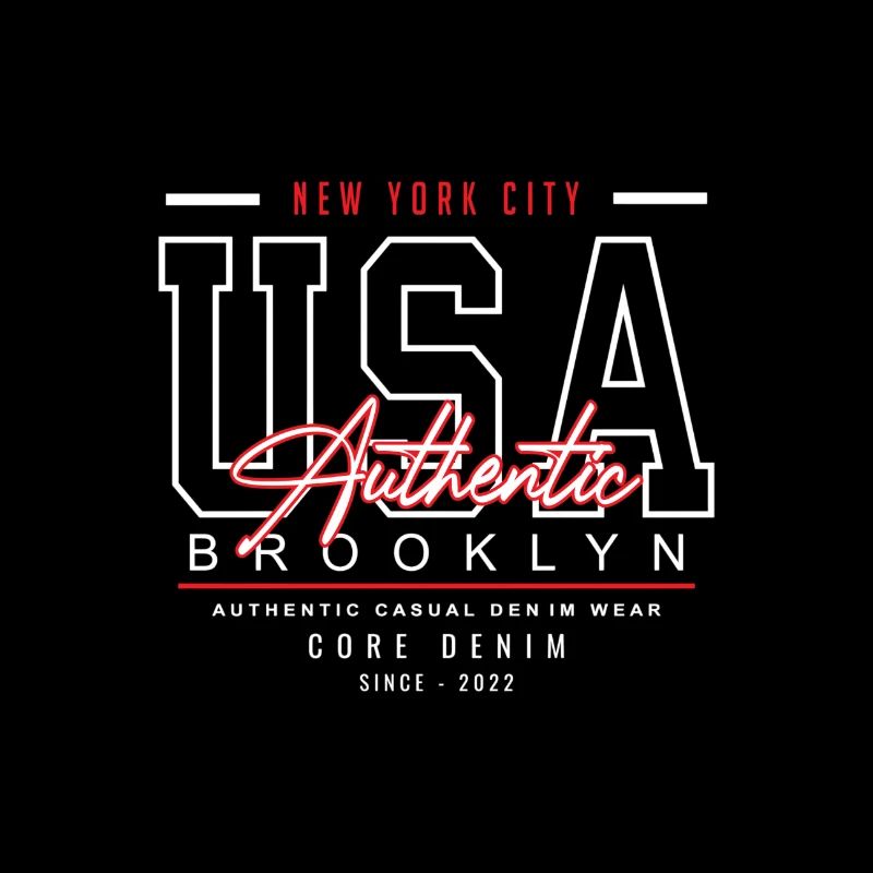 USA Brooklyn Authentisch Denim