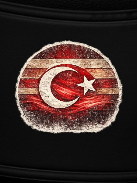 Grunge Turkish Flag