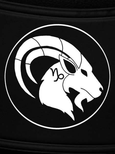 Sternzeichen Steinbock (weiß)