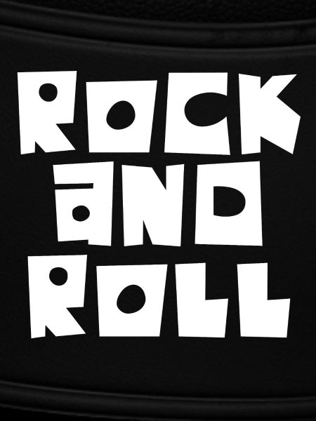 Rock'n'Roll-Blocktypografie