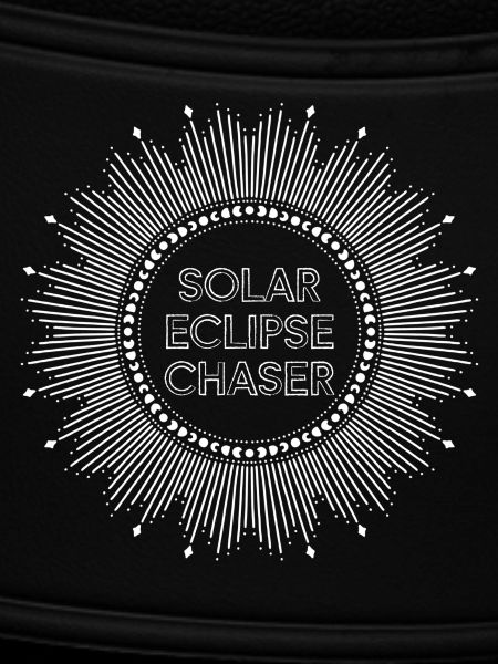 Solar eclipse chaser white