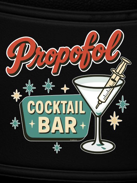 Propofol Cocktail Bar Sign