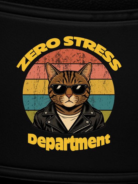 Cat Zero Stress Retro-Stil