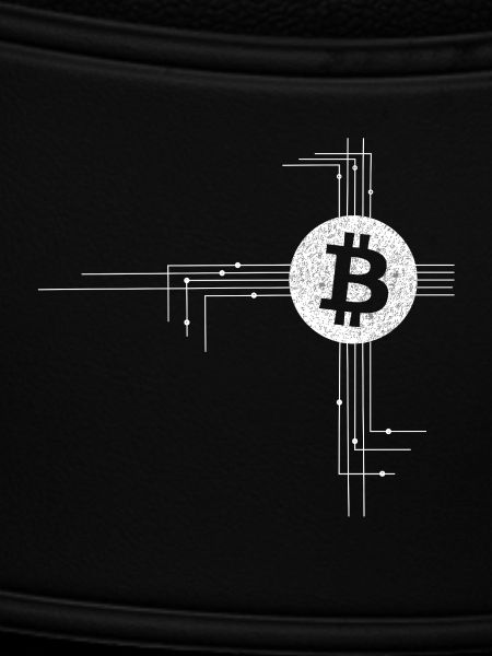 Bitcoin Circuitry Emblem