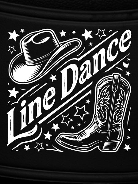 Line Dance Western Grafik